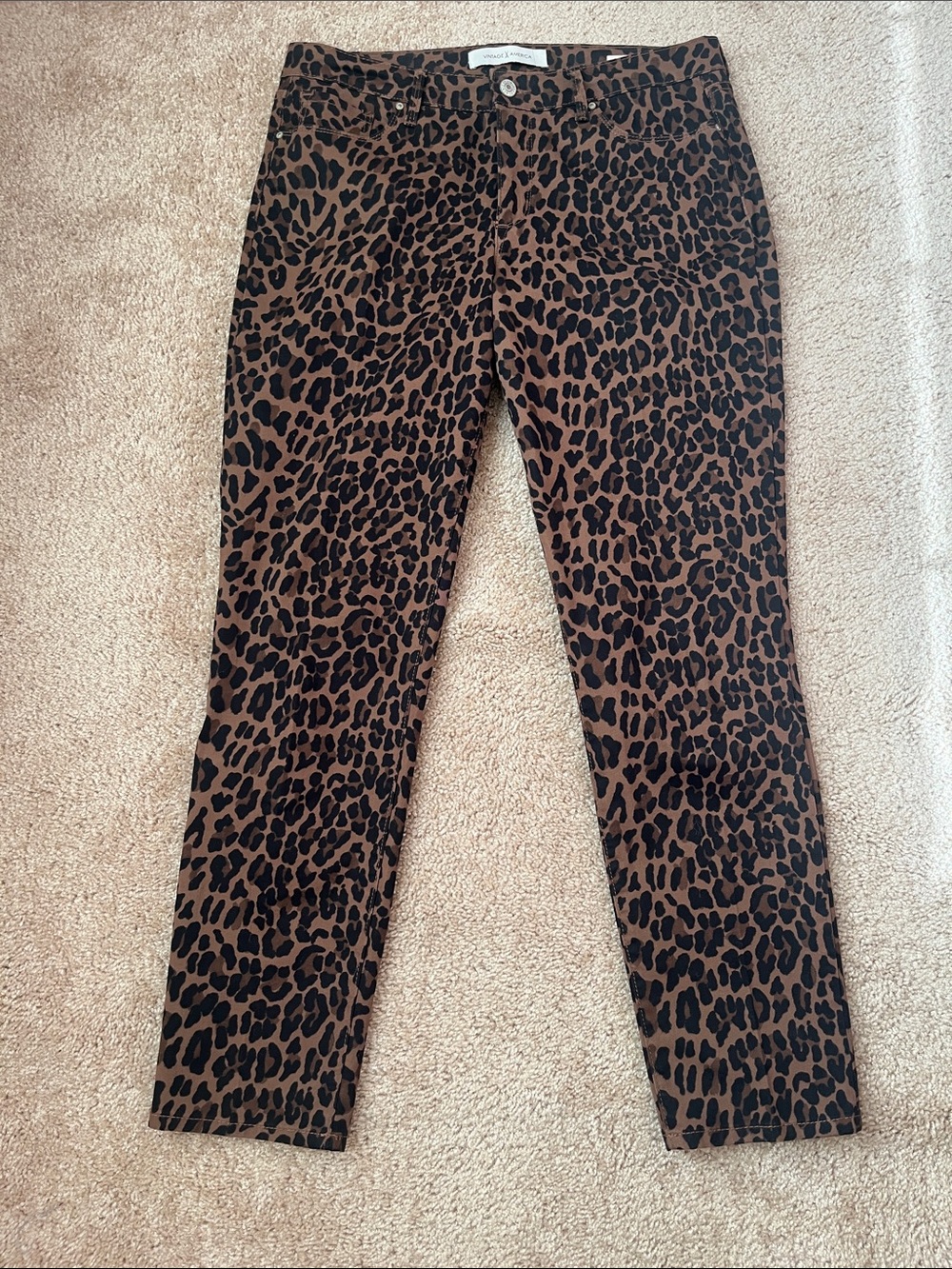 Vintage America Leopard Pants
